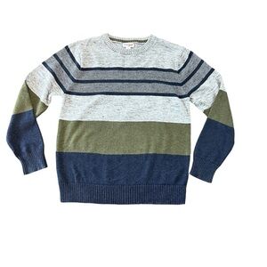 Cat & Jack Boys Stripped Crewneck Sweater